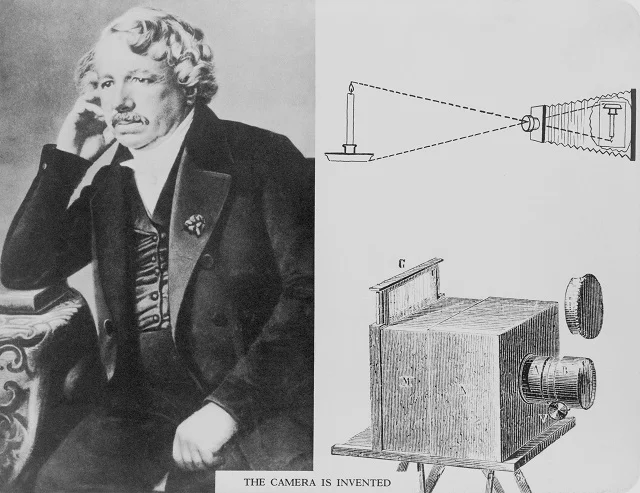 A vintage daguerreotype portrait from the early history of photography